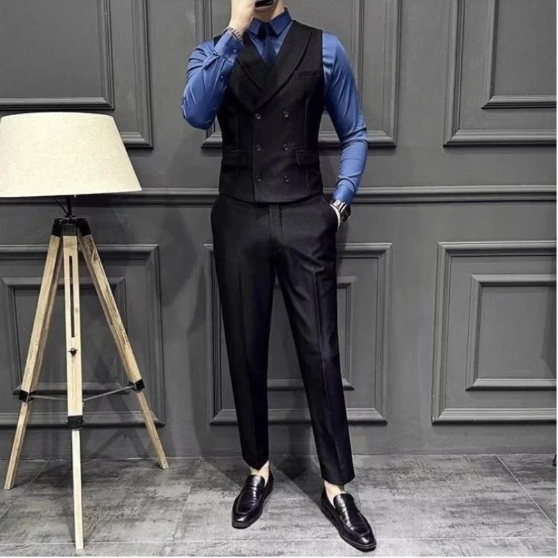 Gilet de costume d'affaires pour hommes