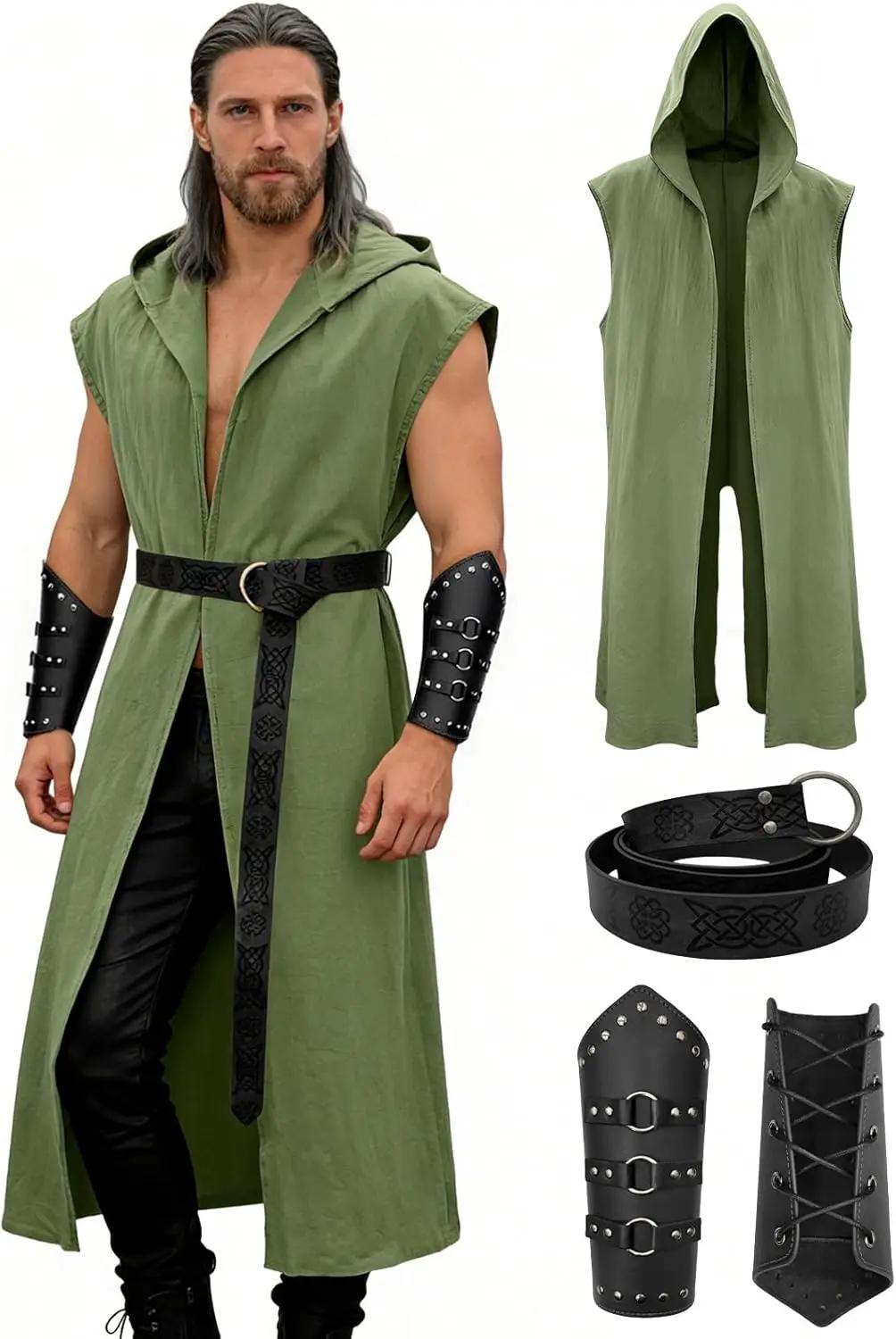 Ensemble de costumes Renaissance pour hommes Verceco – Costume médiéval/Renaissance