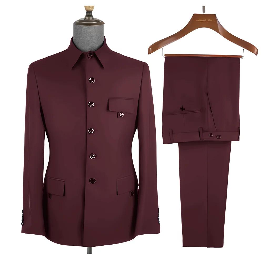 Costume formel bleu Royal pour hommes