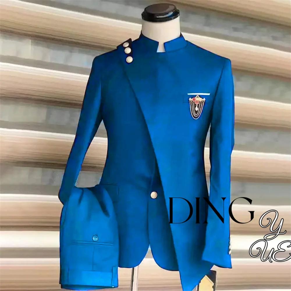 Blazer de Mariage Bleu Marine pour Homme