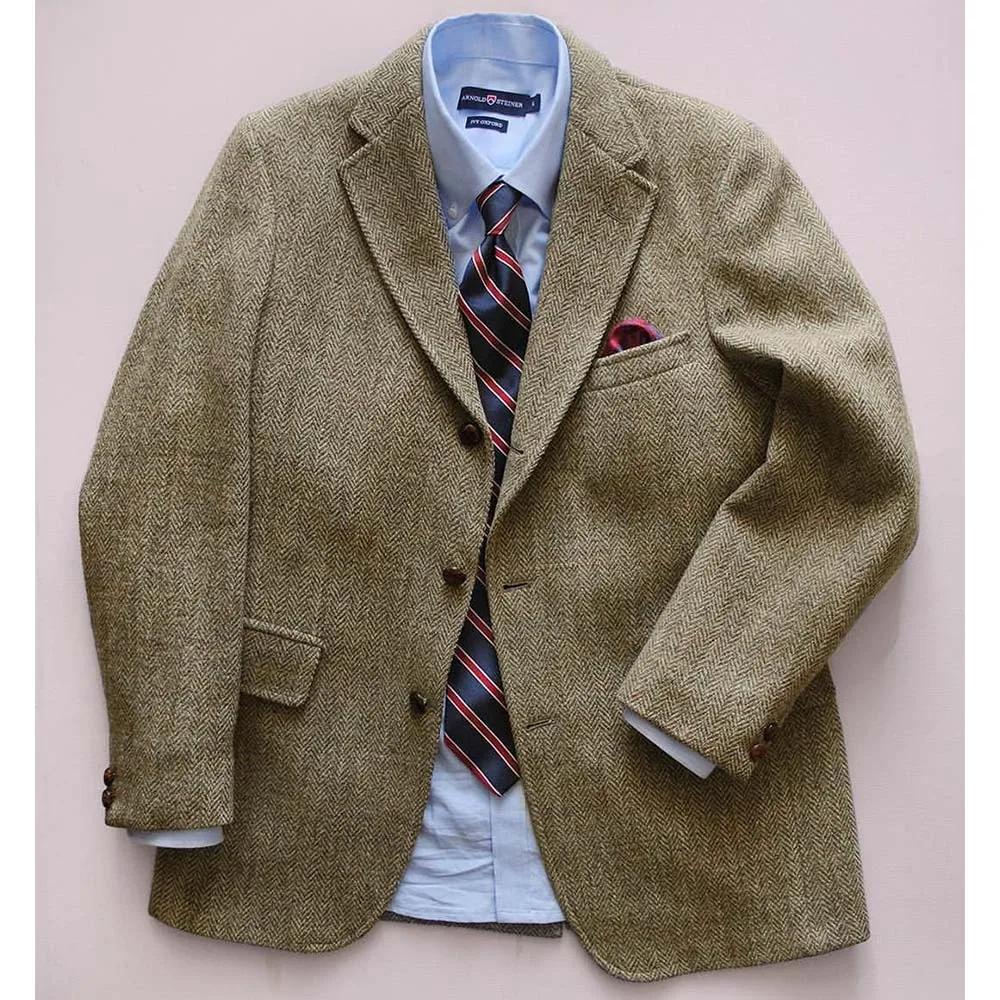 Blazer décontracté à chevrons pour hommes