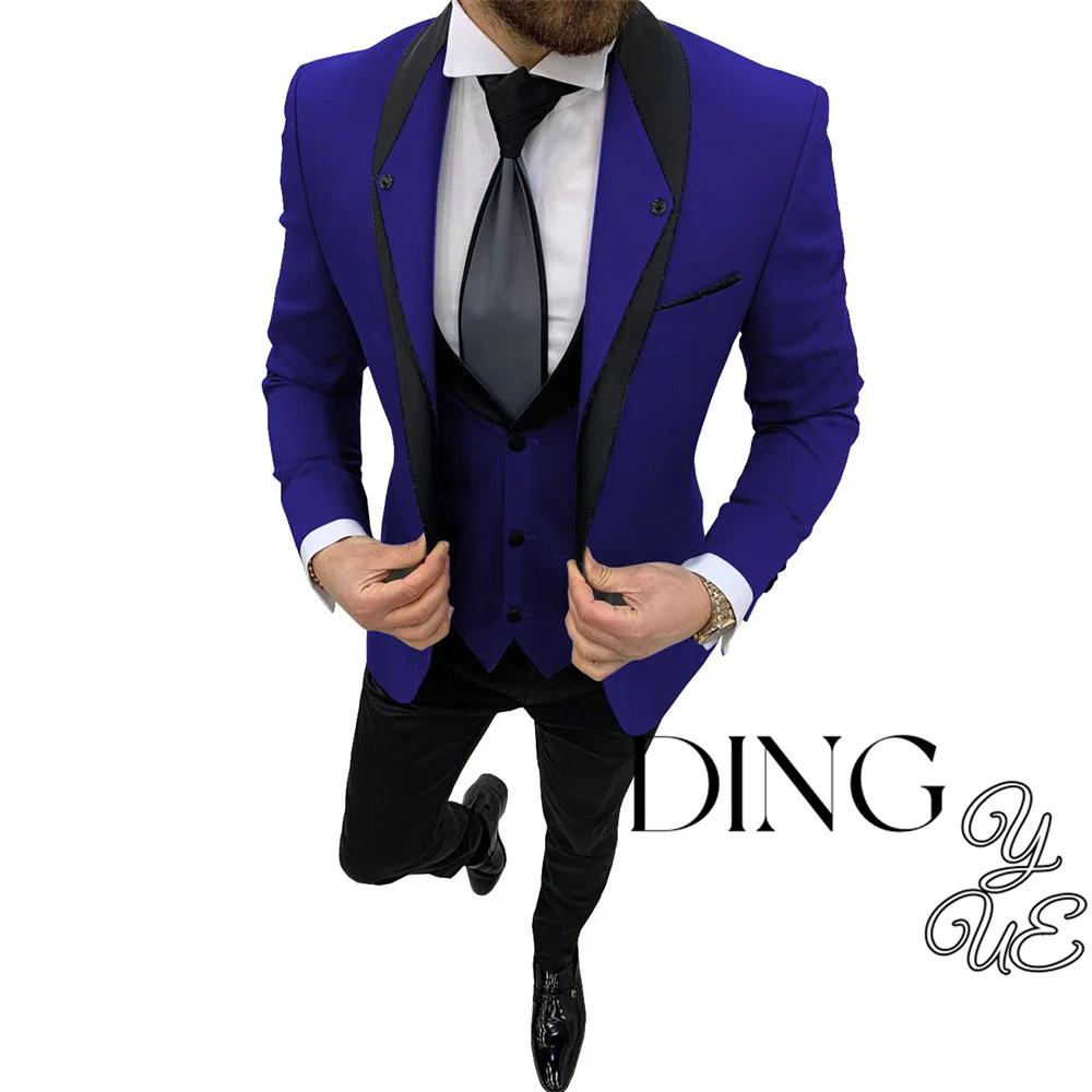 Costume de mariage 3 pièces pour hommes