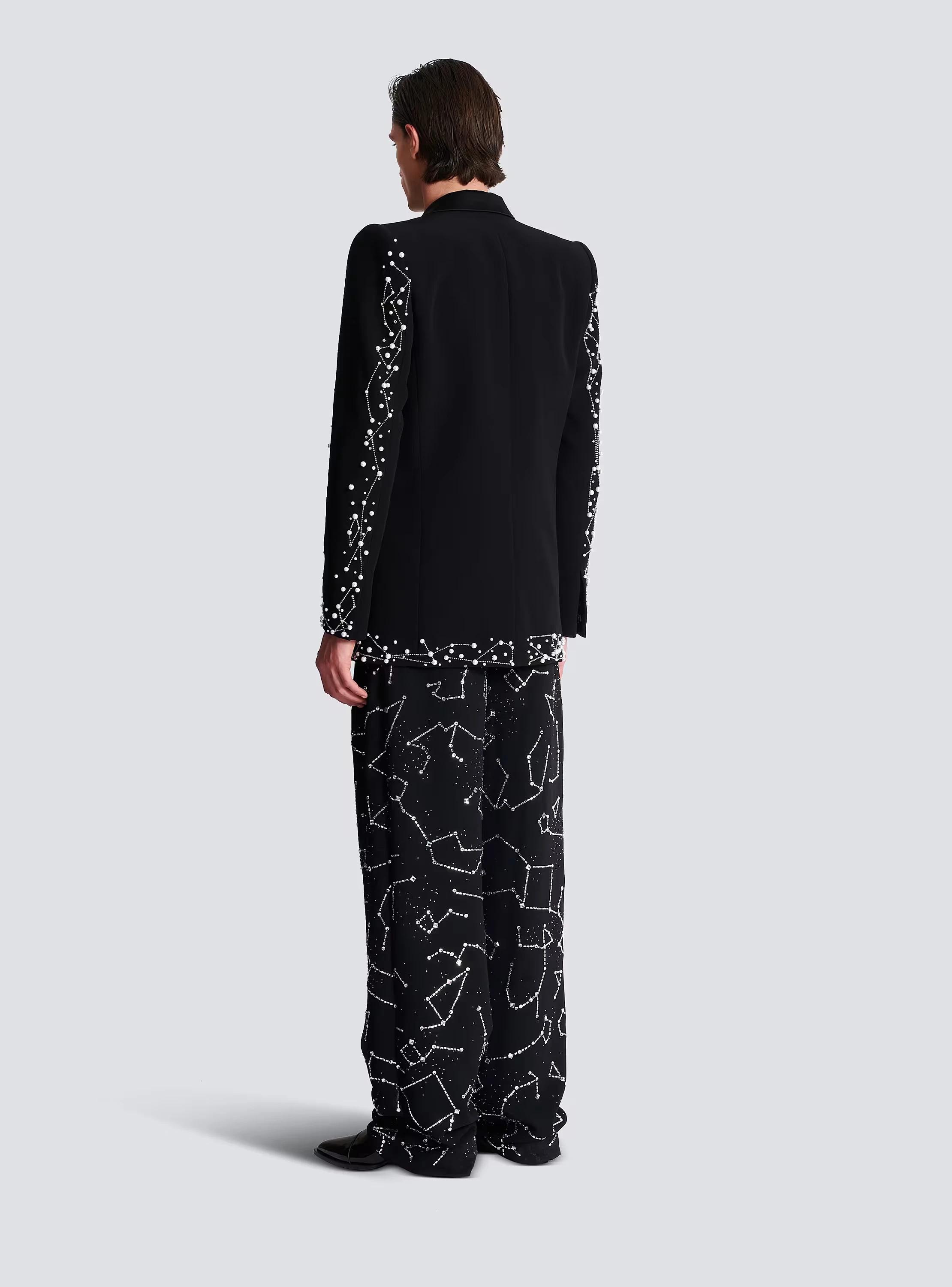 Costume de mariage moderne perlé pour hommes