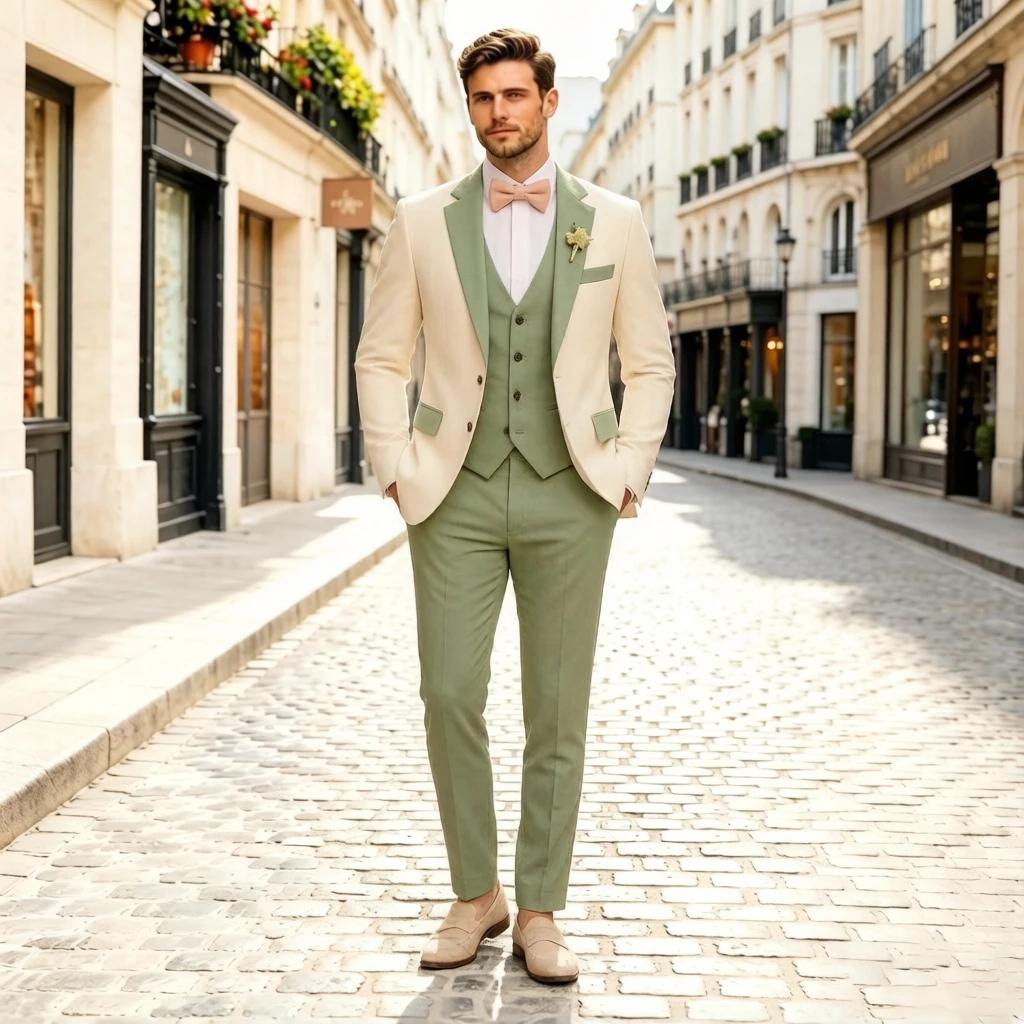 Costume de mariage pour homme 2 pièces