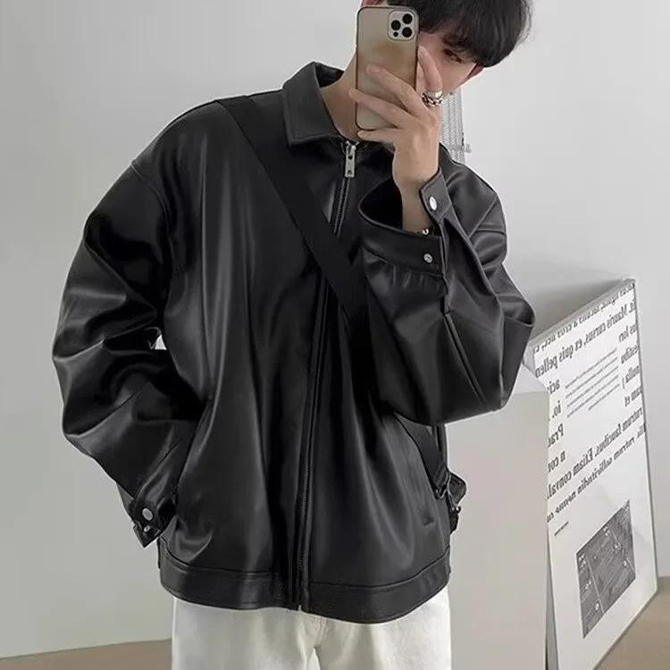 Veste en cuir pour hommes