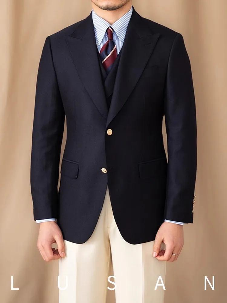 Blazer rétro italien pour hommes | Veste de costume décontractée pour les déplacements | Petit