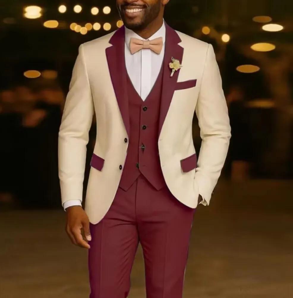 Costume de mariage pour homme 2 pièces