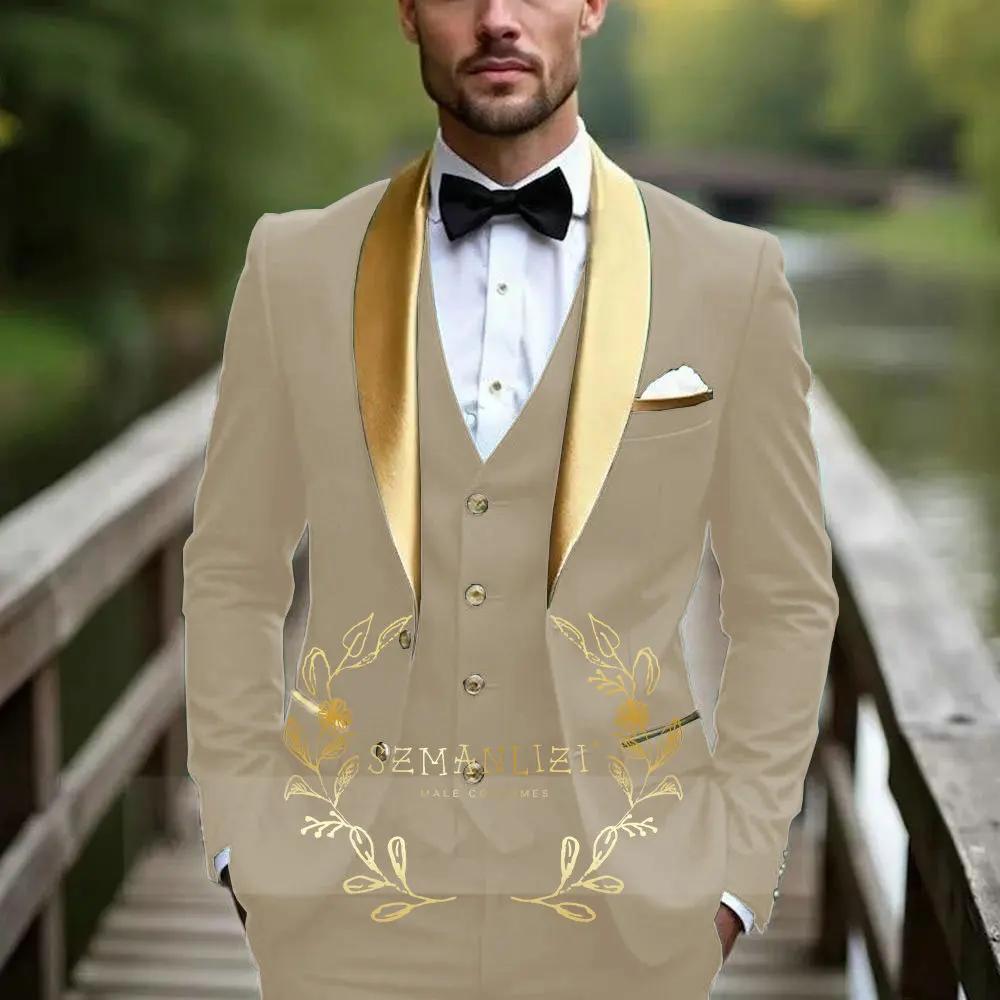 Costume vert huile pour hommes