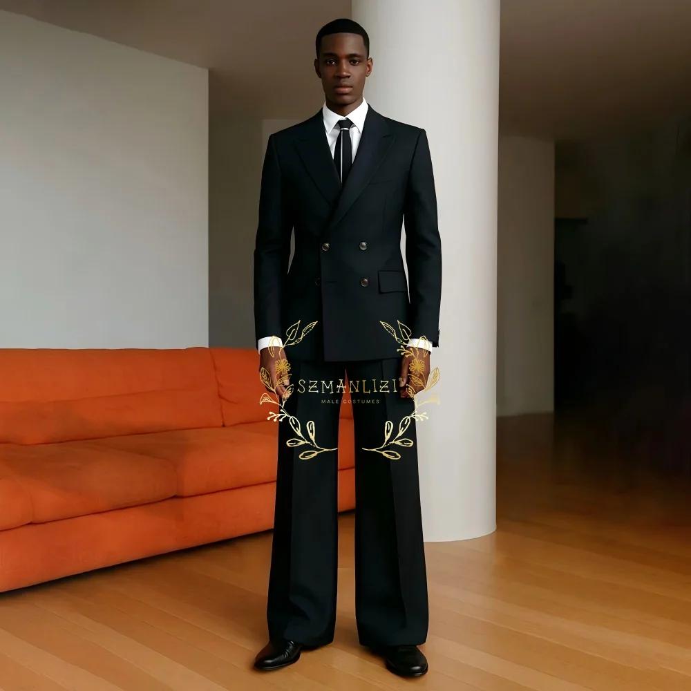 Costumes décontractés beiges pour hommes