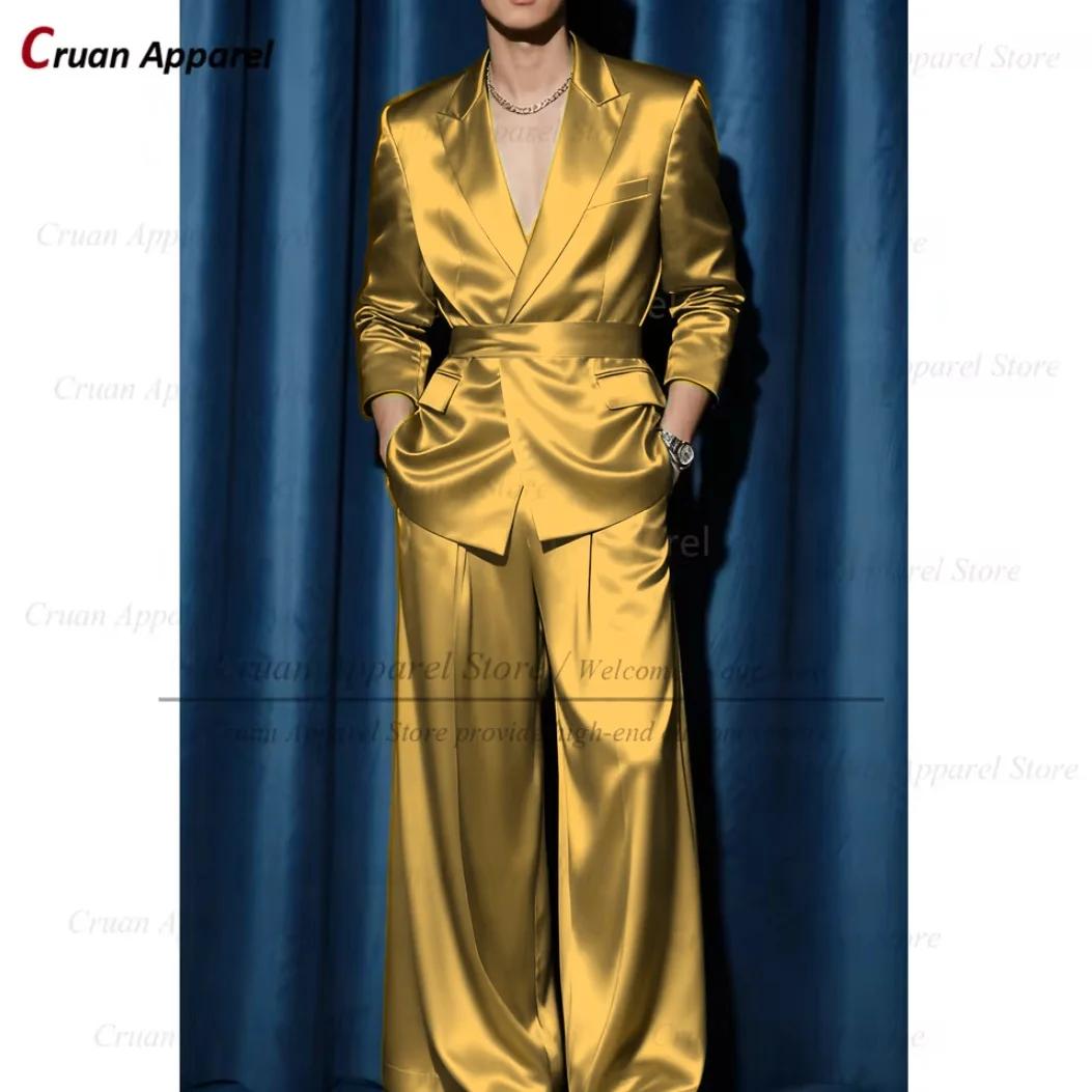 Ensemble de costume de fête de bal de luxe pour hommes