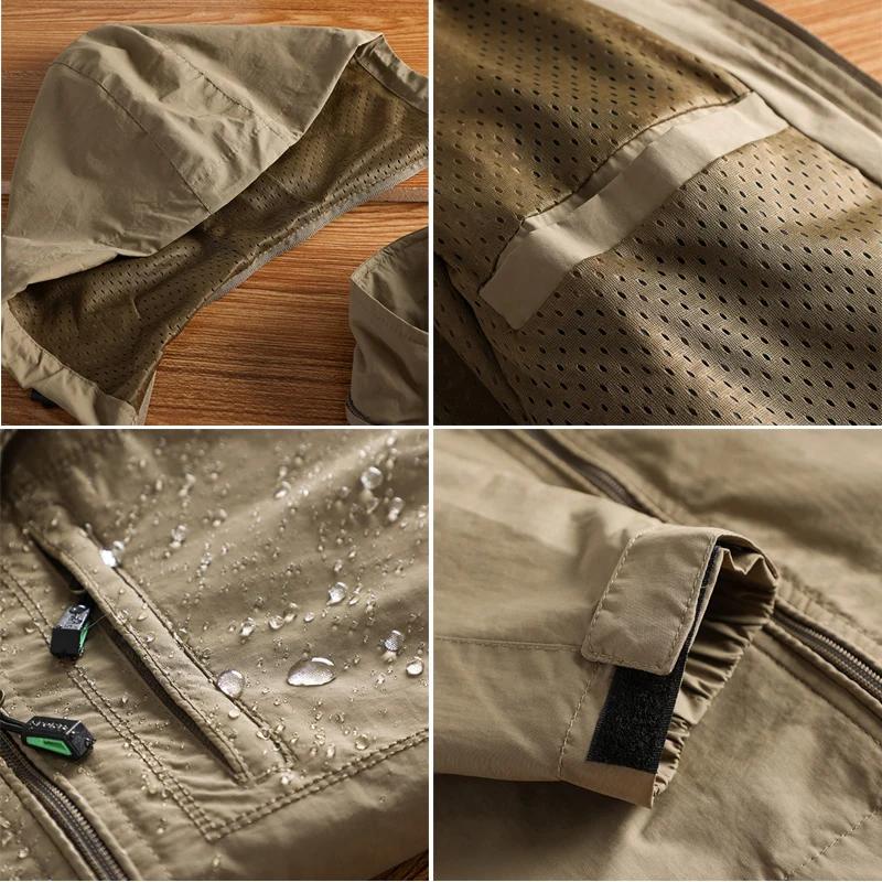 Automne hommes randonnée vestes imperméables