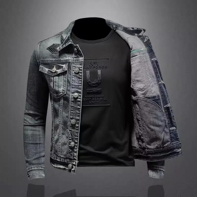 Veste en jean pour hommes