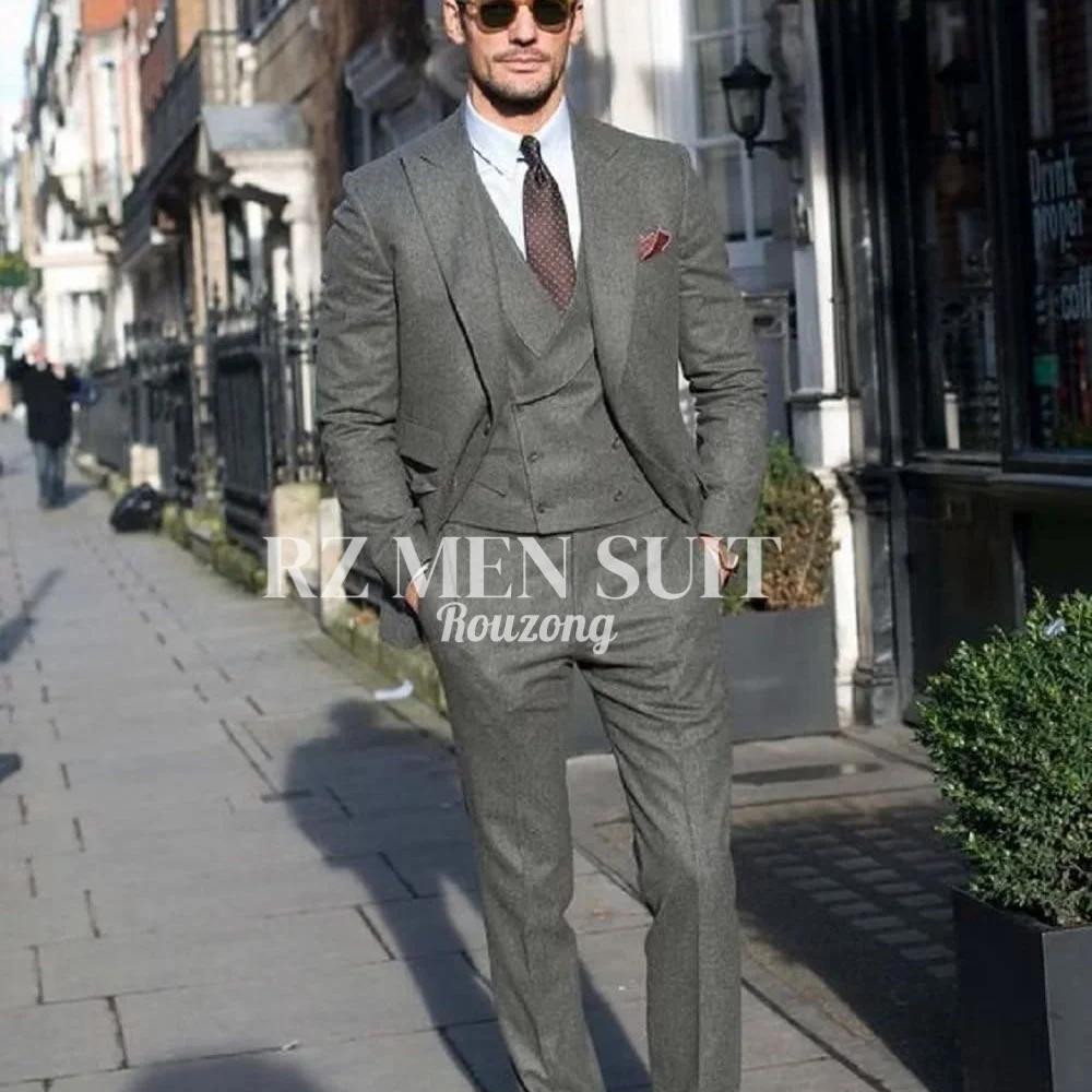 Costumes en tweed pour hommes