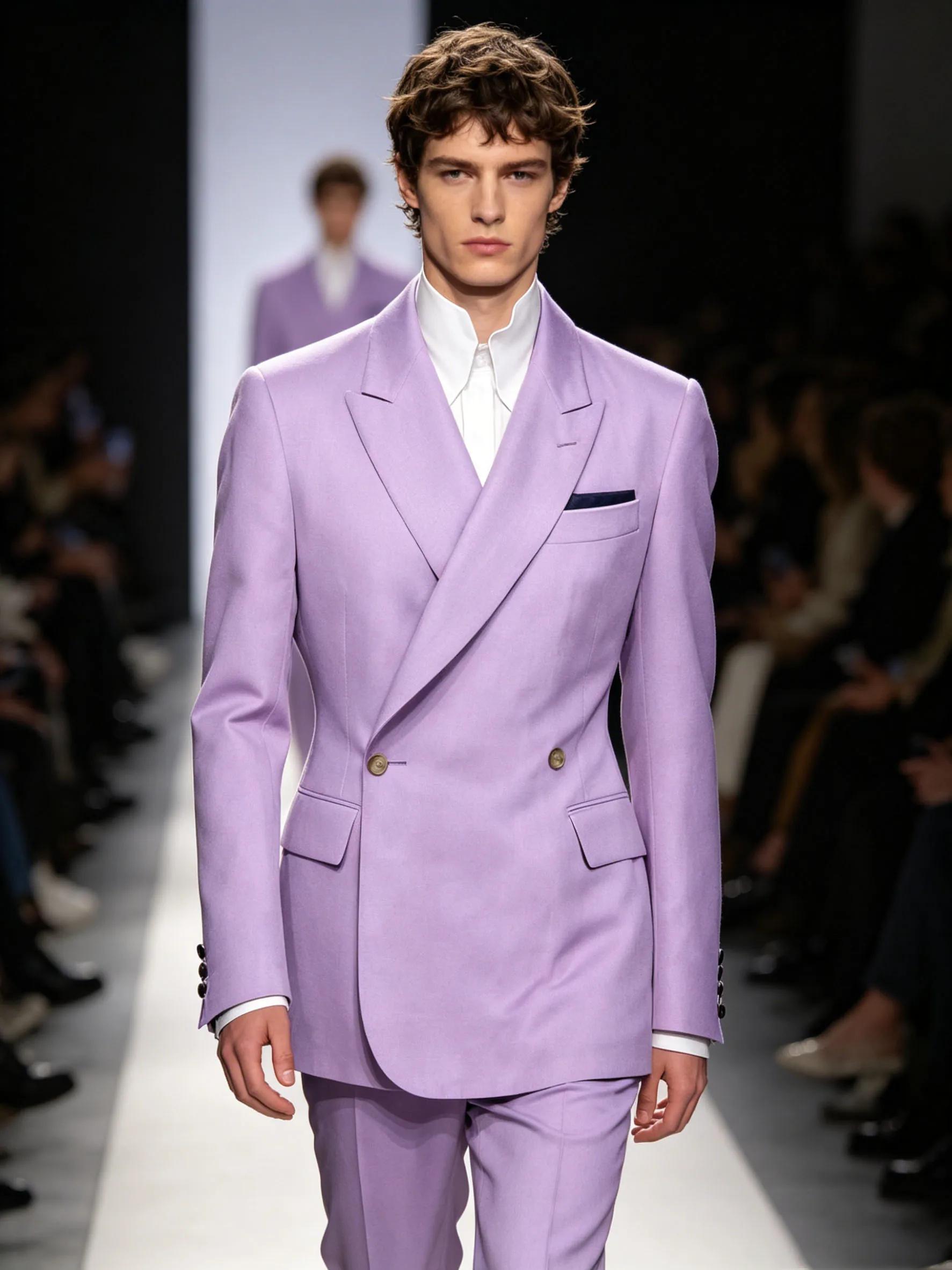 Blazer élégant pour homme en lin et coton