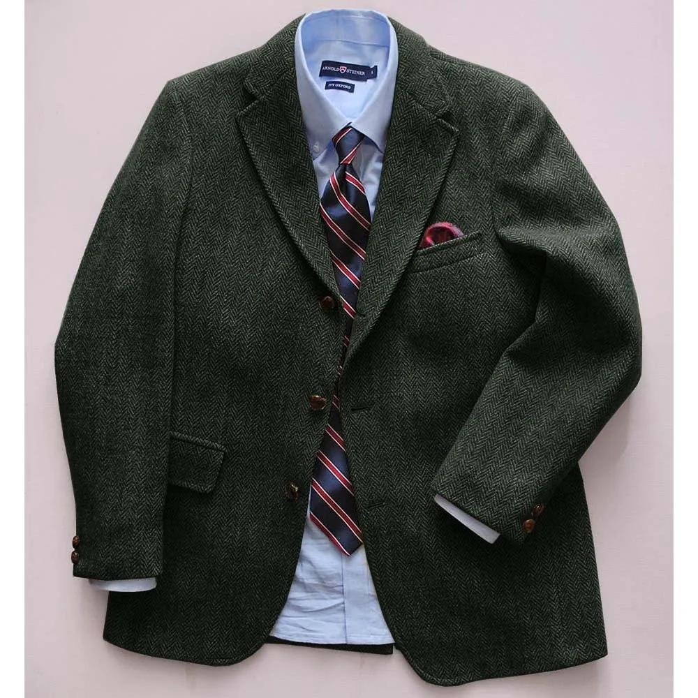 Blazer décontracté à chevrons pour hommes