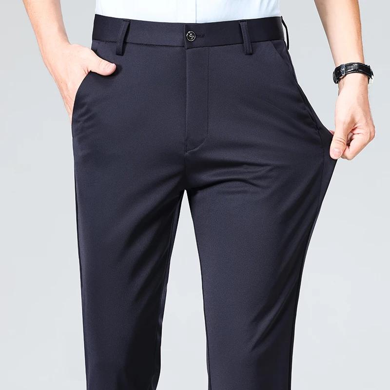 Été automne pantalon mince hommes robe formelle costume