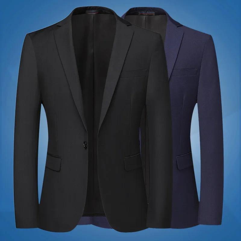 Nouvelle Arrivée 2026 – Blazer Homme Bleu Marine Uni et Noir