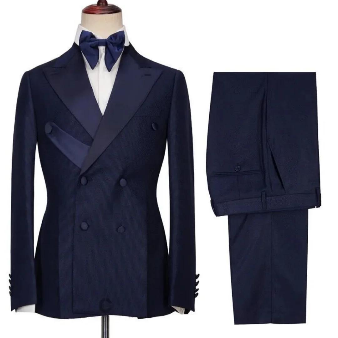 Costume 2 pièces noir pour hommes