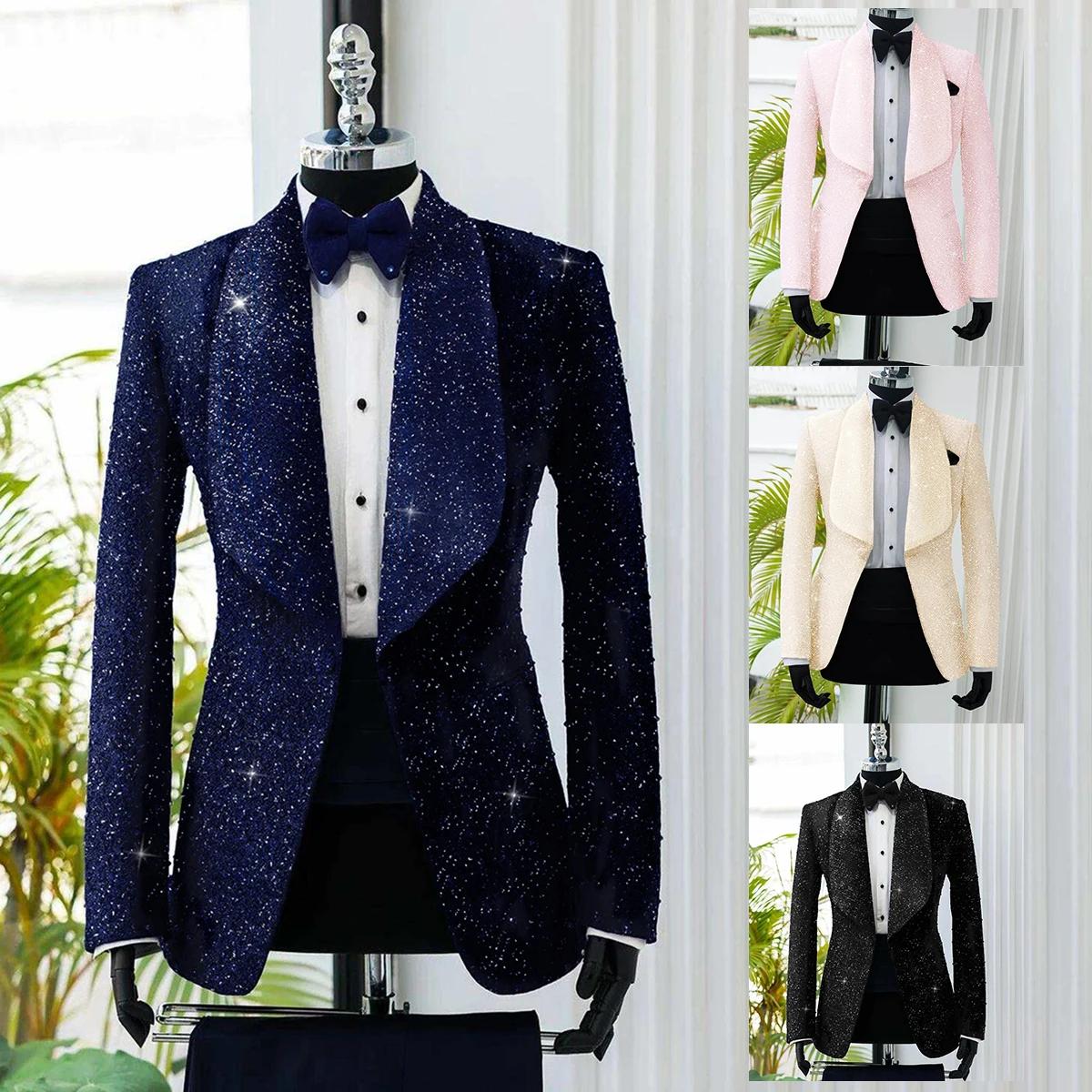 Costume Homme 2 Pièces en Velours