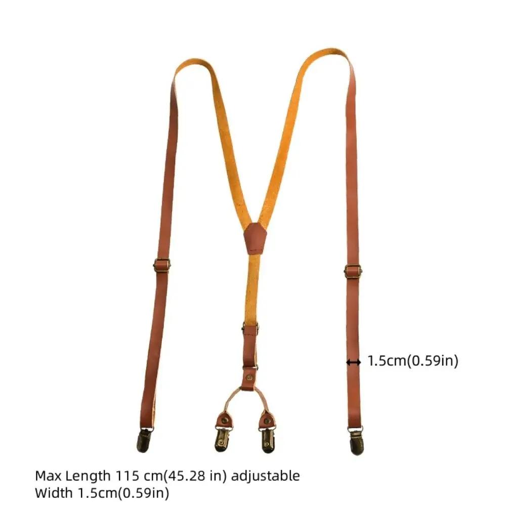 Bretelles de mode 1, 5 cm pour hommes