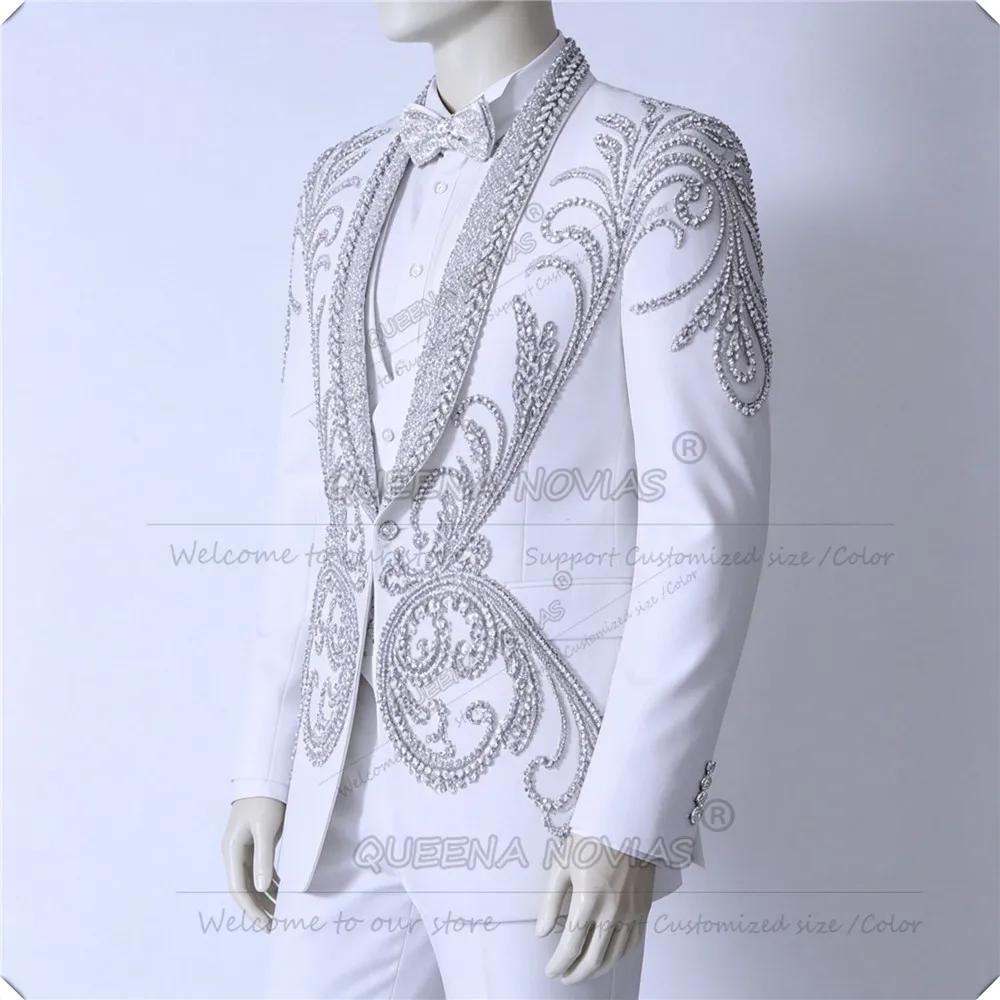 Costumes de mariage scintillants pour homme