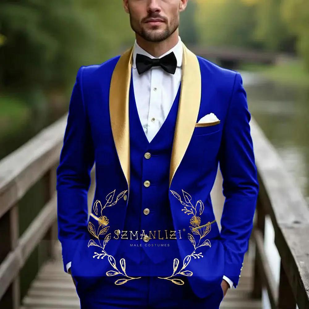 Costume vert huile pour hommes