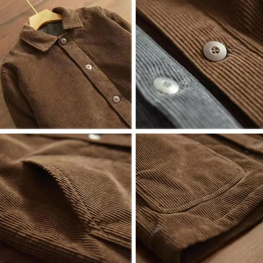 Veste décontractée à col à revers pour hommes