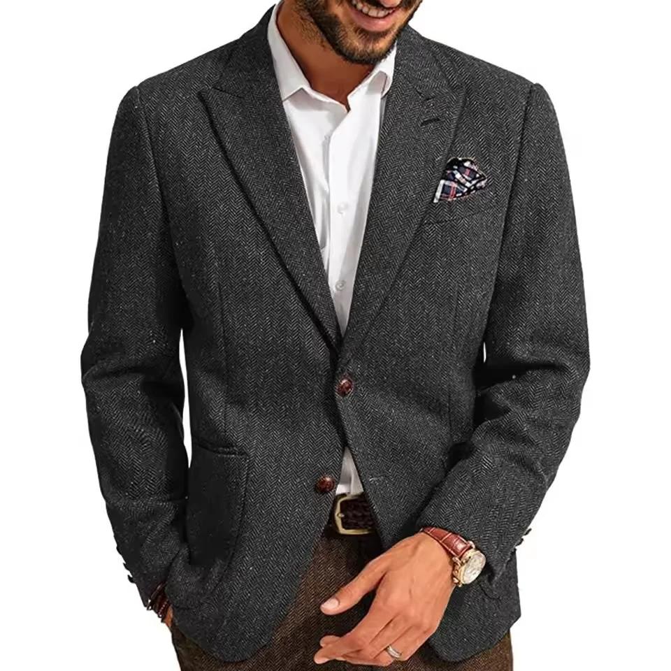 Costume Blazer à chevrons pour hommes