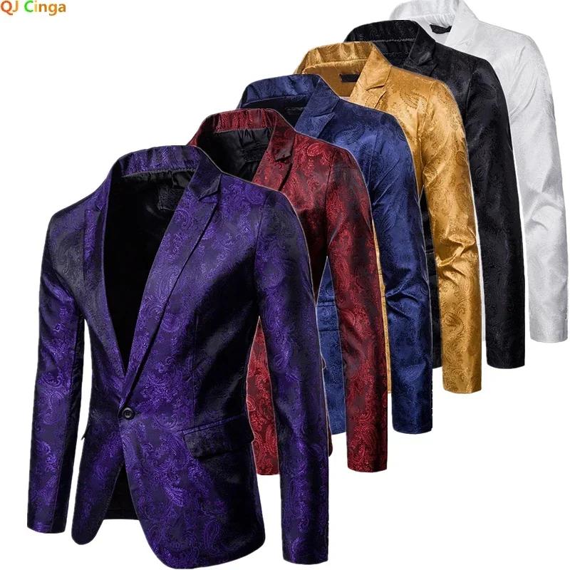 Veste de costume violette pour hommes