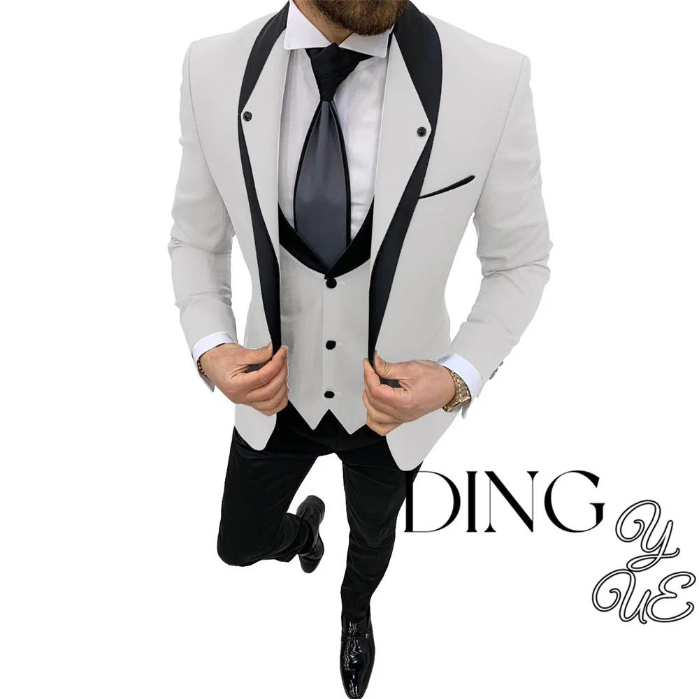 Costume de mariage 3 pièces pour hommes
