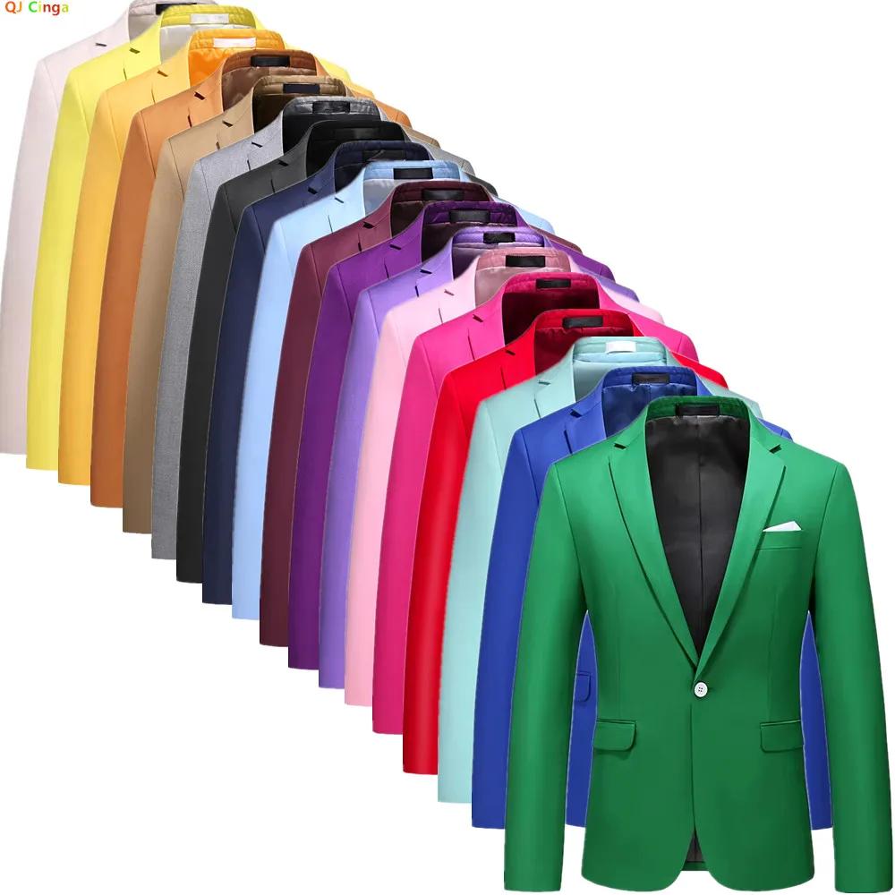 Veste de costume pour homme vert vif