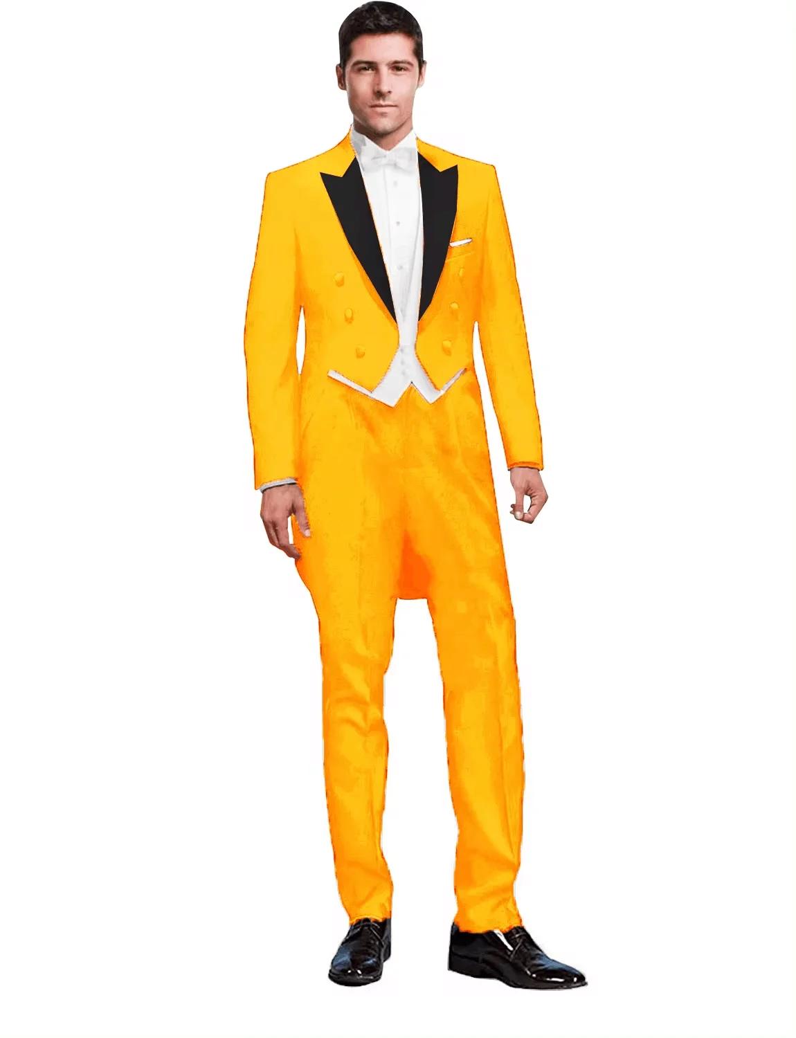 Costume 3 pièces noir pour hommes