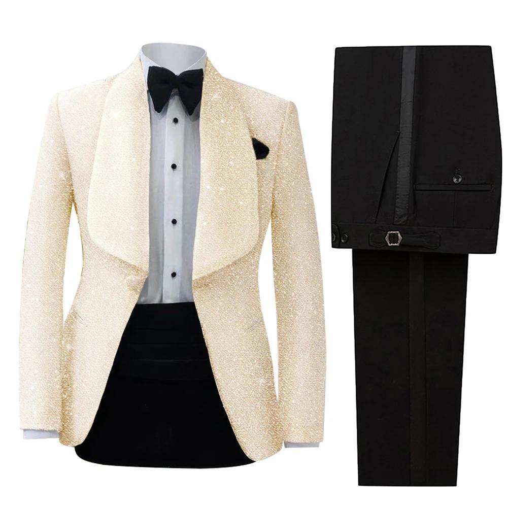 Costume Homme 2 Pièces en Velours