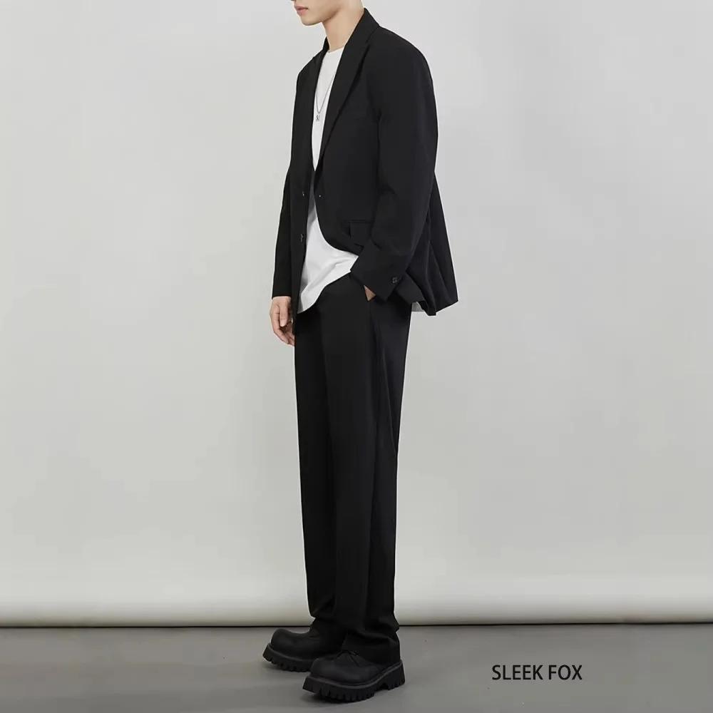 Costume noir décontracté pour hommes