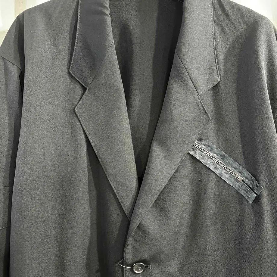 YAMAMOTO ® Costume coupé noir pour hommes