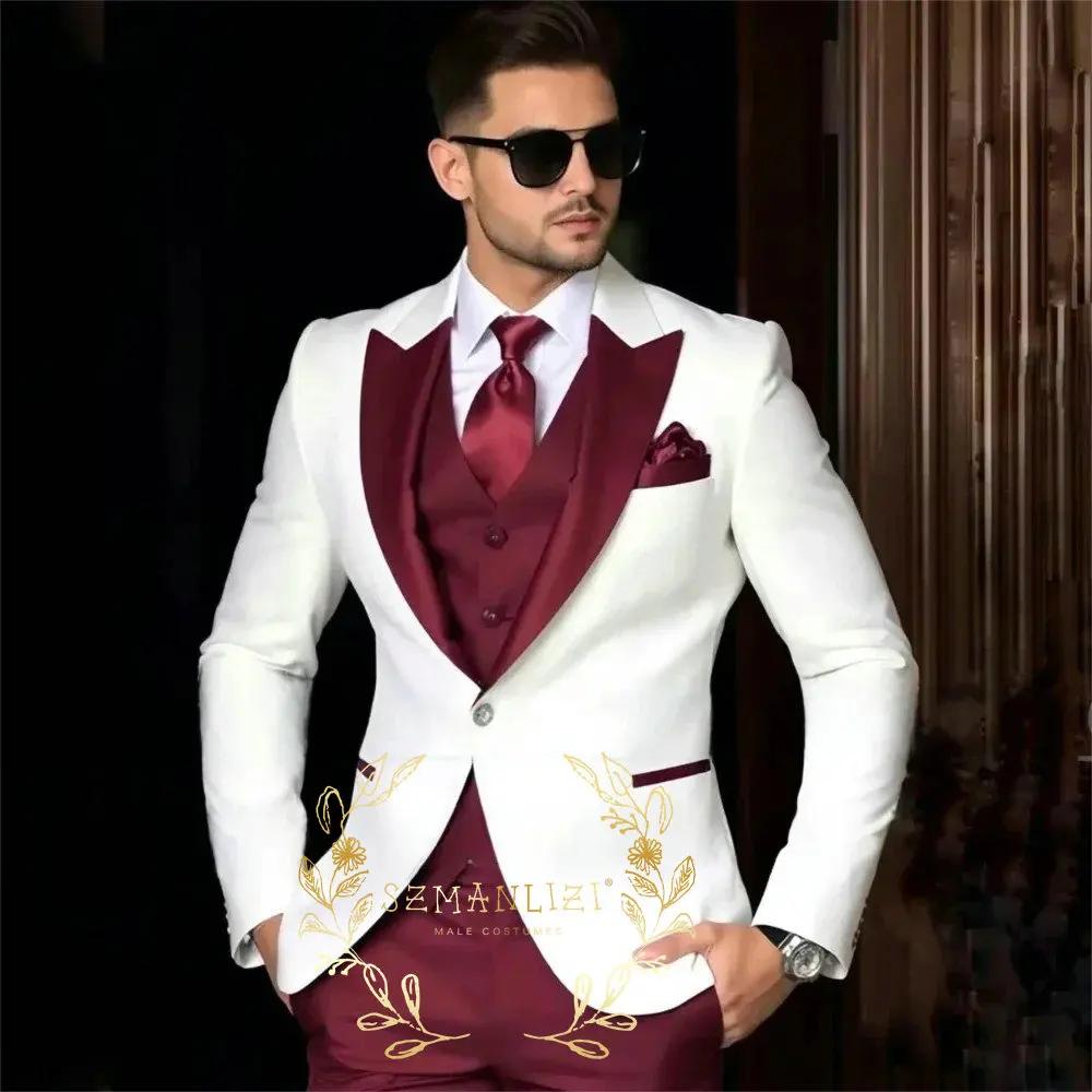 Costumes de luxe pour hommes pour mariage
