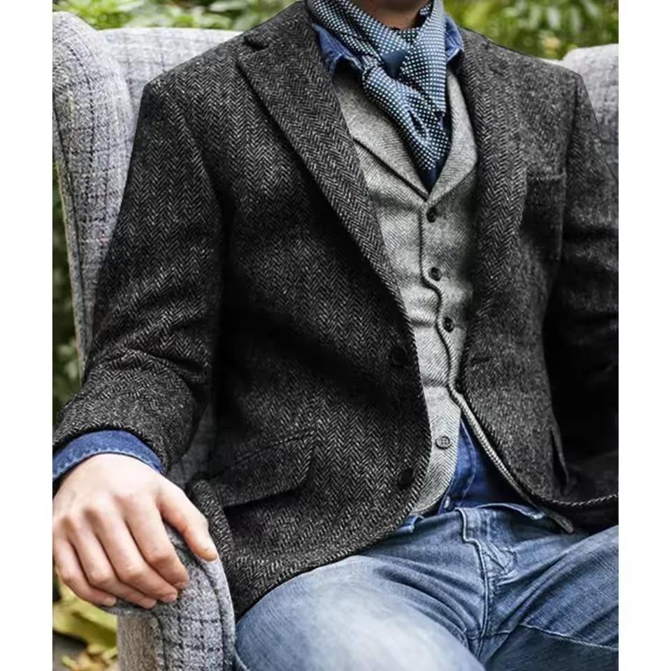 Blazer à chevrons pour hommes