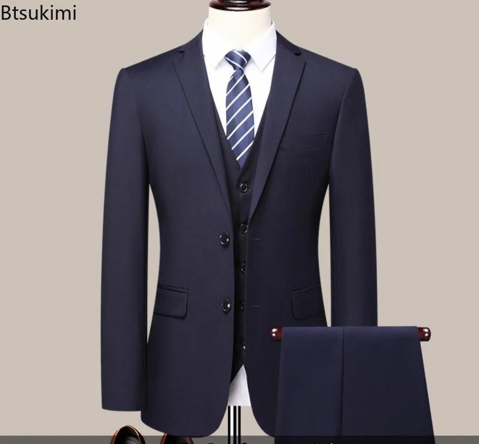 Costume d'affaires coupe cintrée pour hommes