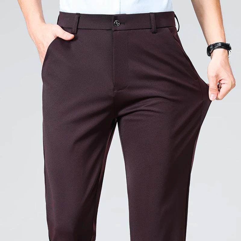 Été automne pantalon mince hommes robe formelle costume