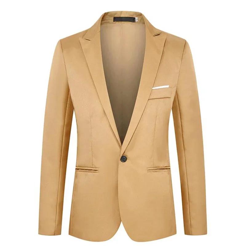 Veste de costume d'affaires décontractée pour hommes