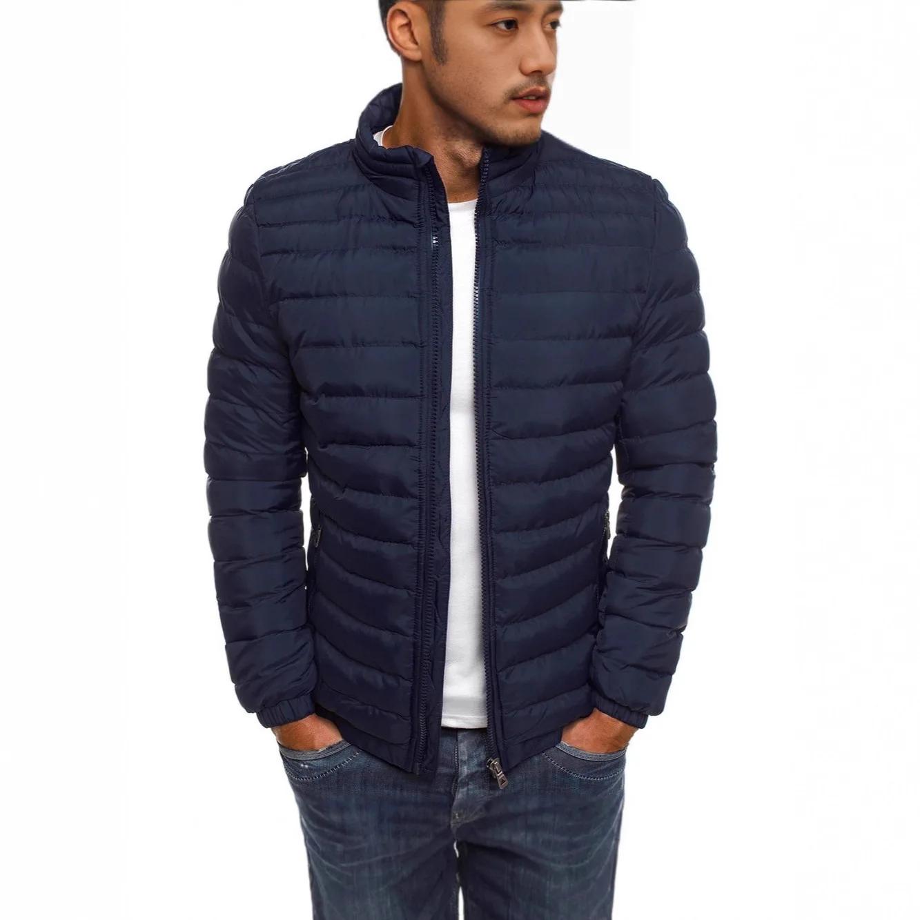 Veste en coton de couleur Pure pour homme