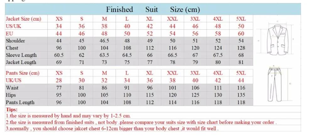 Costumes de luxe blancs pour hommes