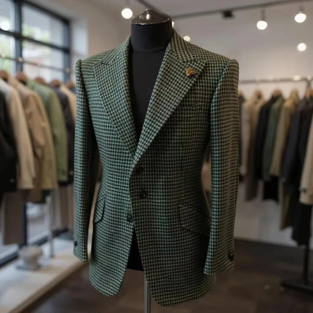 Costumes pied-de-poule pour hommes