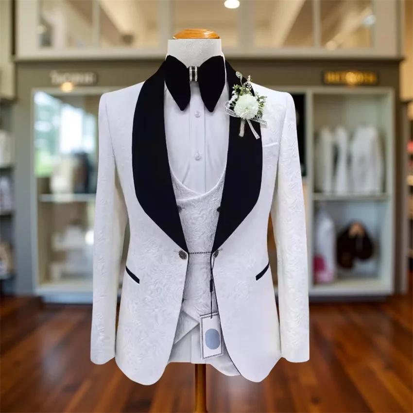 Costumes de mariage floraux pour hommes