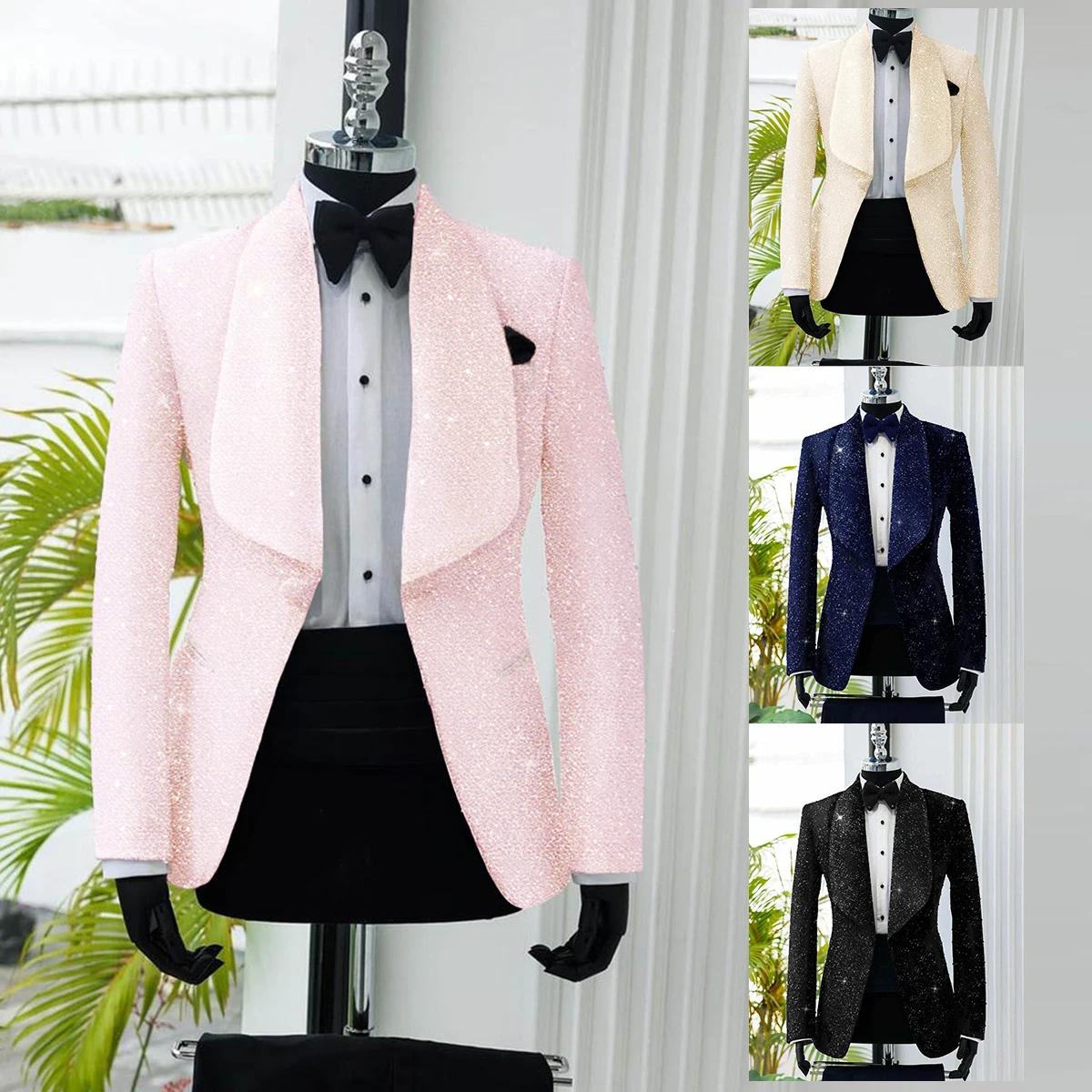 Costume Homme 2 Pièces en Velours