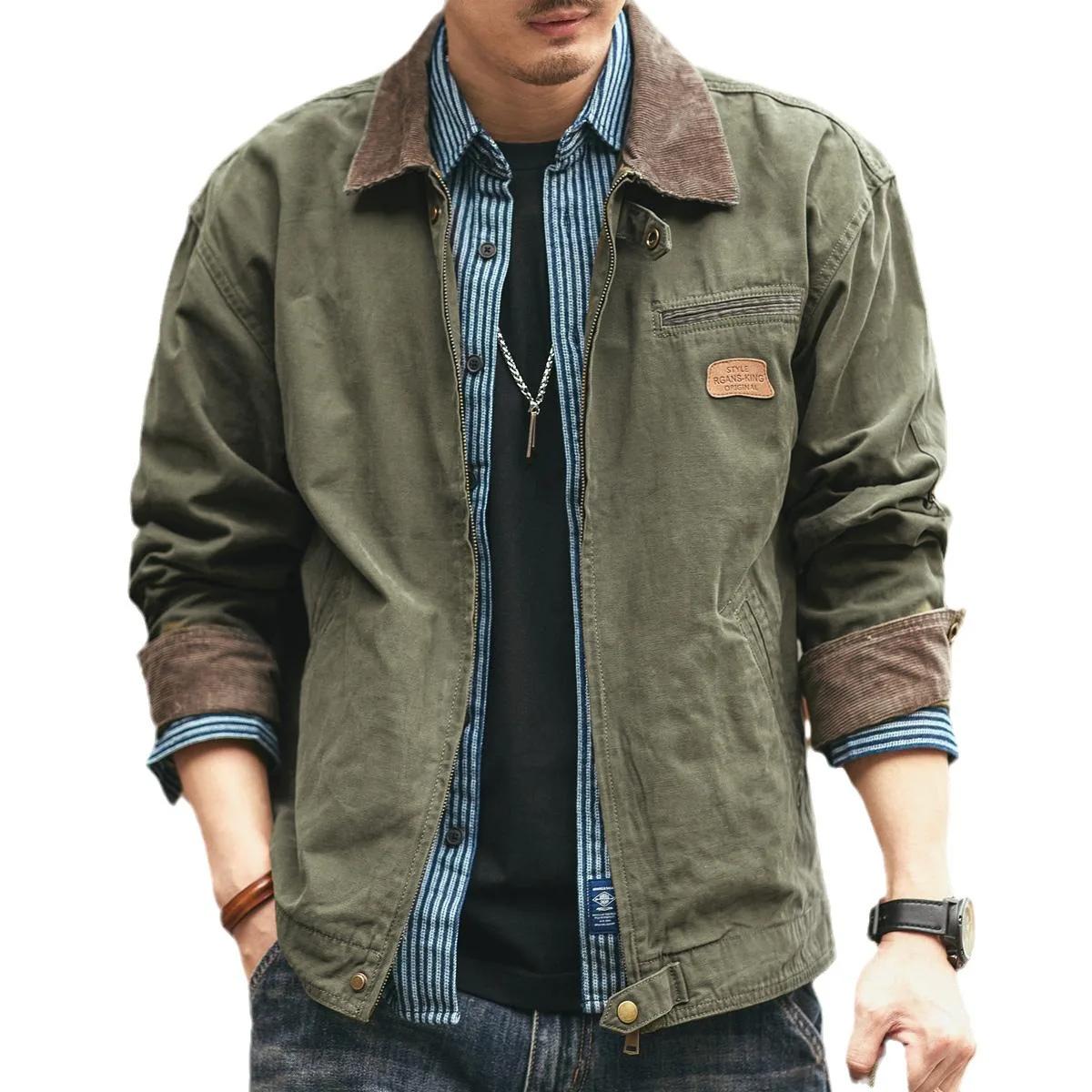 American RapRetro-Veste d'outillage à manches longues pour hommes