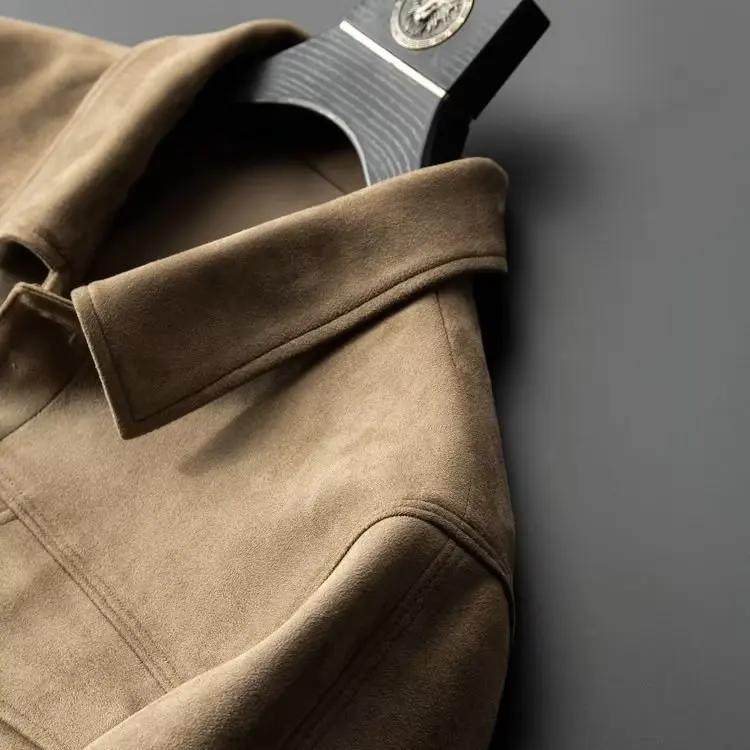 Veste en daim pour homme