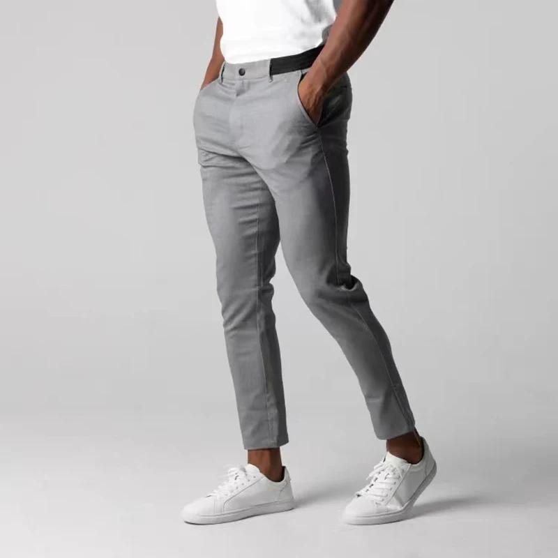 Pantalon de costume décontracté pour hommes