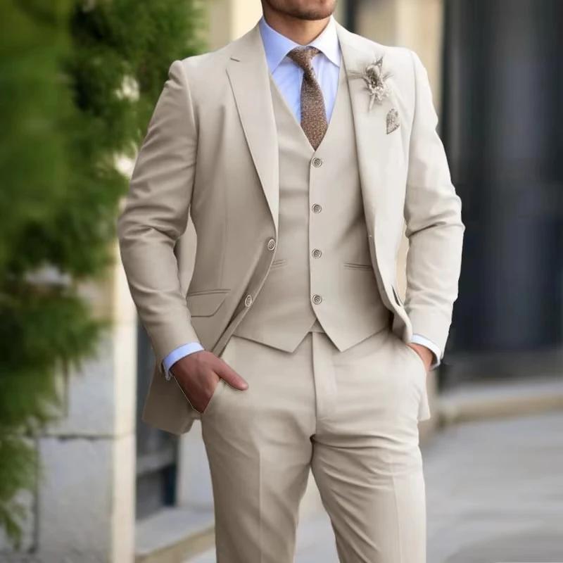 Costume Beige pour hommes