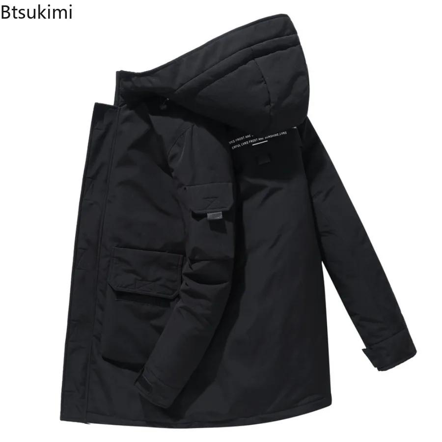Vestes longues en coton pour hommes